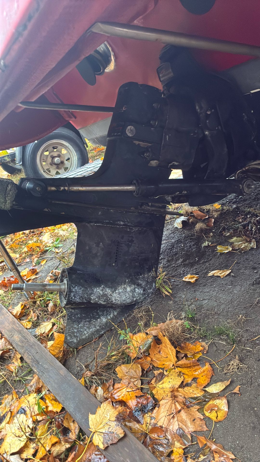 Mercury outdrive still on boat