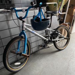 Bmx Bike Bicycle With Peg Stands And helmet