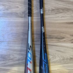Louisville SOLO 28” & Rawlings 5150 28” USA Bats