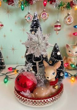 🎄 Beautiful one of a kind vintage style Christmas/holiday decor🎄