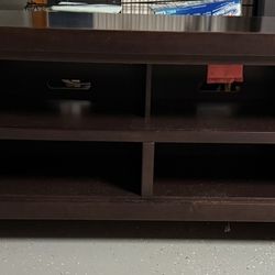 Dark Wood TV Stand