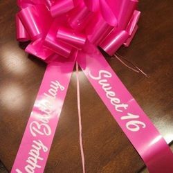Sweet 16th Birthday Large Bow