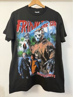 *NEW* LARGE JASON VOORHEES FRIDAY THE 13th MENS MODERN T-SHIRT