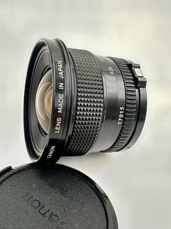 Canon New FD 17mm F4 Prime Lens A1 AE1 F1 Manual Focus NOT Nikon Leica Sony Panasonic Fuji