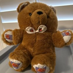 Vintage NBA PHOENIX SUNS Pillow Pal Brown Teddy Bear Reversible Basketball Plush