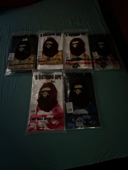 Last 3 Bape Tees (check below 👇🏽)