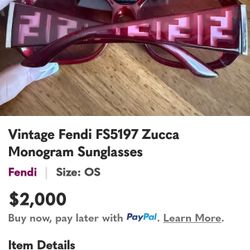 Vintage Fendi Sunglasses