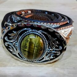 CUSTOM "EYE OF THE TIGER" WESTERN BELT