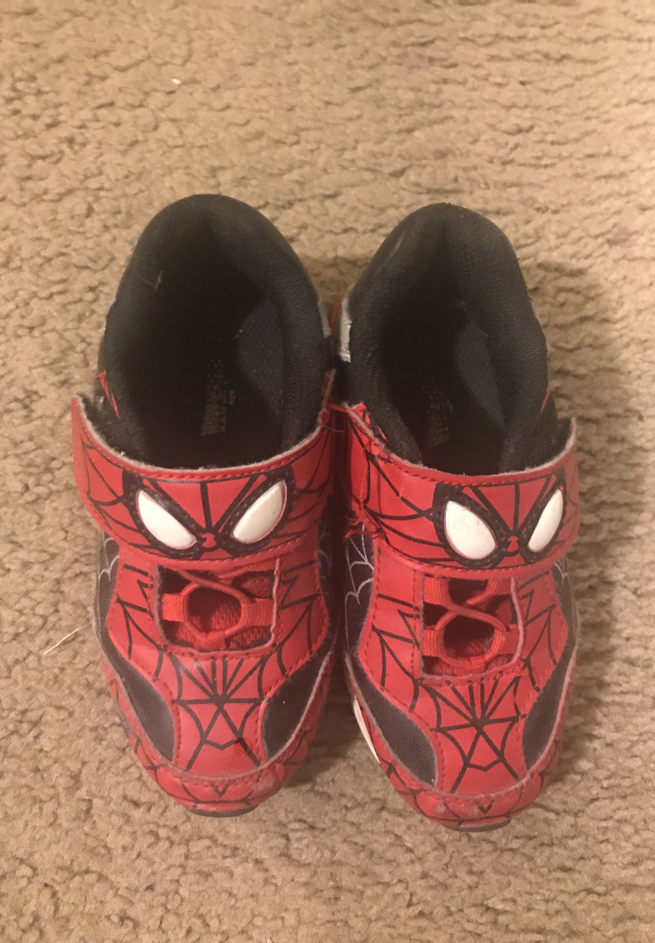 Kids Spider-Man shoes size 11