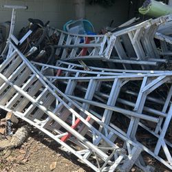 Brand new 8-foot lemon ladders were only used once