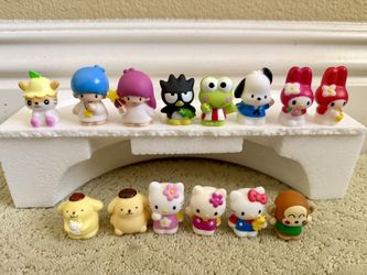 Sanrio Finger Puppet Lot Of 14 Hello Kitty And Friends,Twin Stars,Monkichi 97-98