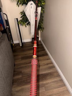 United composites rod 10E red glass custom