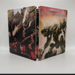 Armored Core VI Fires of Rubicon Custom made Steelbook Case only for PS4/PS5/Xbox (No Game) New