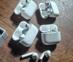 apple Airpods Pro Lot - 4 Sets and 3 Singles -A2031  A2084 a2085 a2190 a2564 a2565 a2566 a2199a3155 a3159 custom black airpod minis
