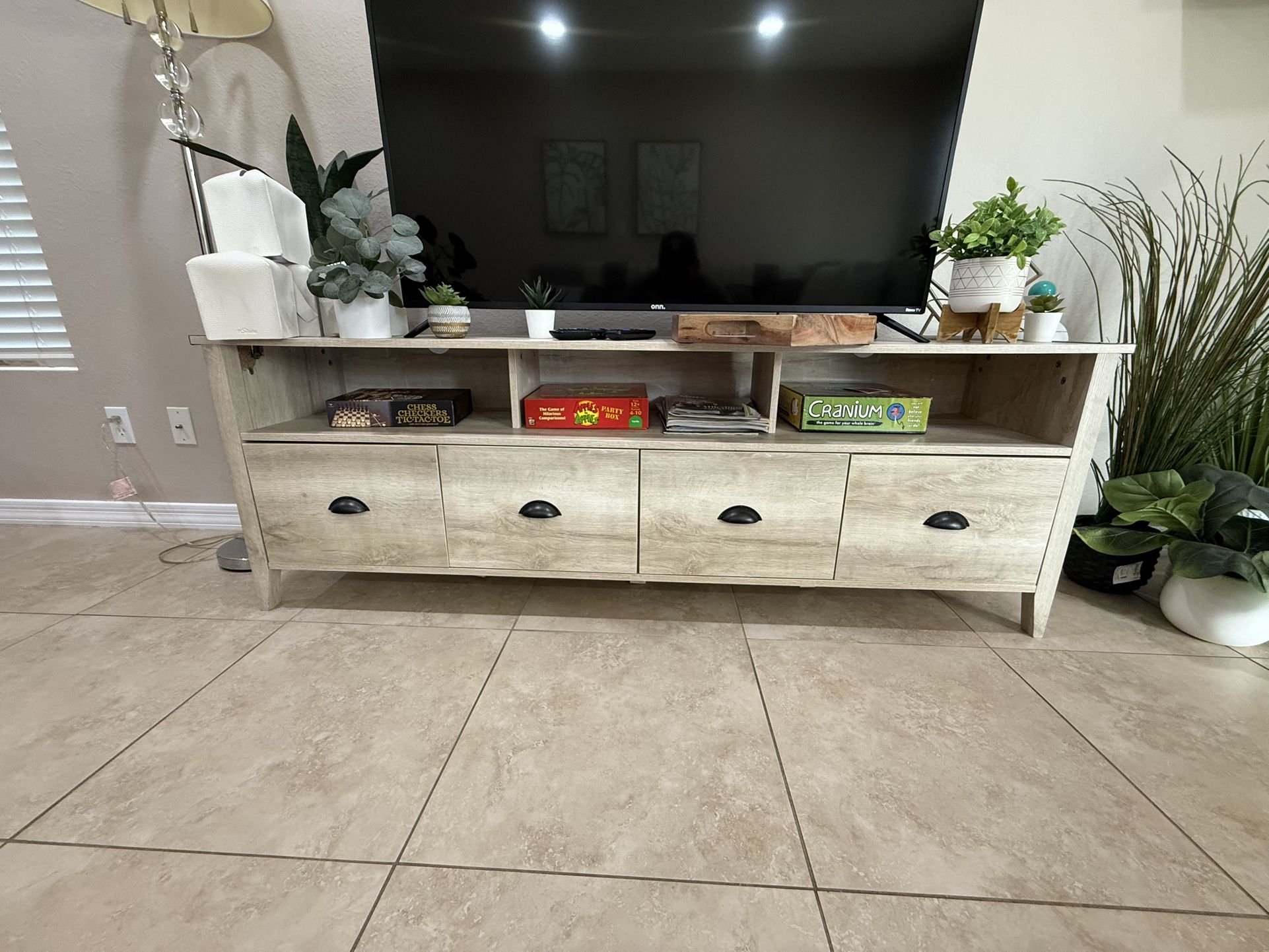 Tv Stand Media Center. Some Wear And Tear