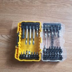 DEWALT DRILL BITS TO LITTLE BOXES  30 DOLLARS FOR BOTH OF THIM 