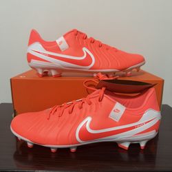 Nike Legend 10 Academy FG/MG Hot Lava DV4337-800 Men's Size 9 Cleats Soccer