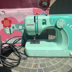 hello kitty janome sewing machine