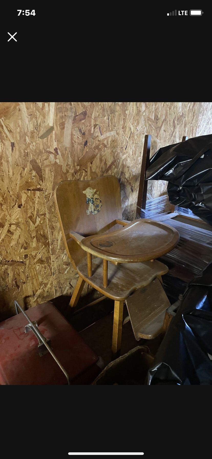 Antique Highchair 1950’s(Lancaster Co Pa.)