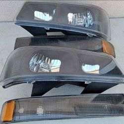03-14 Chevrolet Express Gmc Savana 03-23 Express Savana Headlights Luces Micas Calaveras Faros Farol