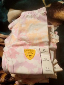 Cat and Jack Pink And White Legging (2t). Brand New. 