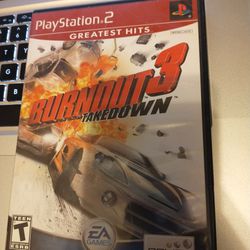 PS2 Game Burnout 3: Takedown
