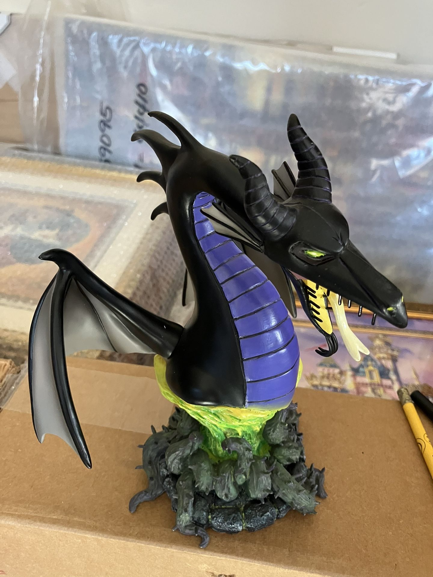 Grand Jester Disney Maleficent As Dragon Figurine 