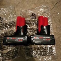 Milwaukee M12 Batteries 