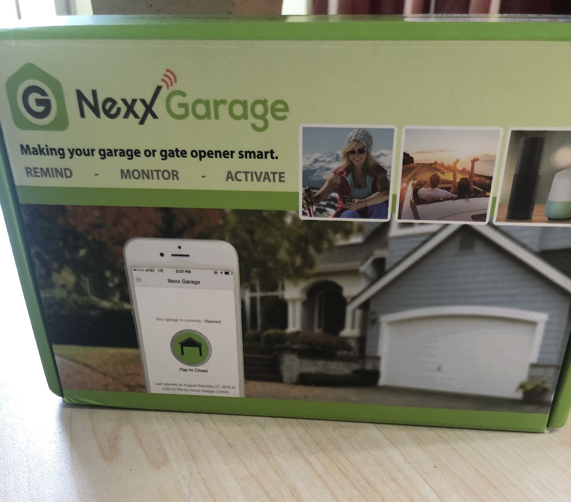 Smart garage door opener