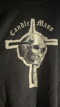 Candle mass DOOM Metal Tshirt Xl