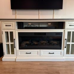 Tresanti Electric Fireplace TV Stand (Costco)