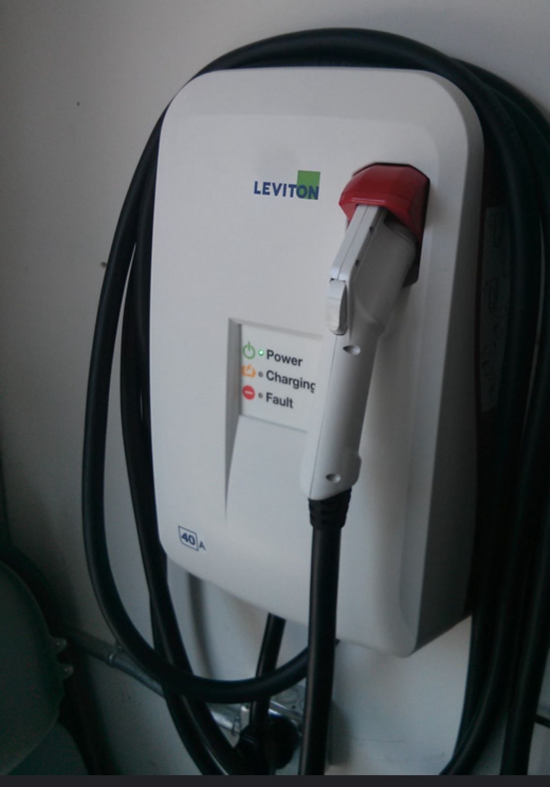 Leviton Fast Charger For electric cars!