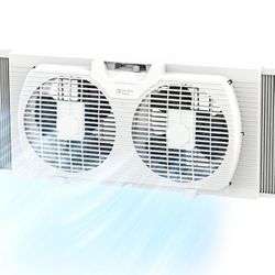 Comfort Zone Twin Window Fan