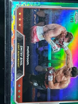 Dmitry bivol topps boxing refractor /99