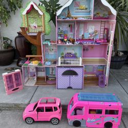 Doll House, Barbie Accessories,skates, Mega Blocks