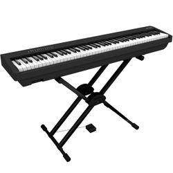 Roland FP-30X Digital Piano + X-Stand + Pedal – $300