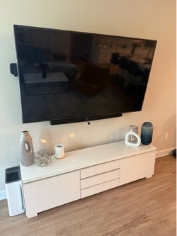 White TV stand