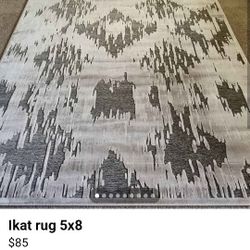 Ikat Rug 5x8 