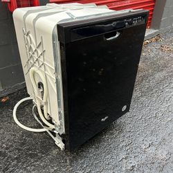 Black Whirlpool Dishwasher 