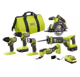 Ryobi 18V Cordless Power Tool Combo Kit