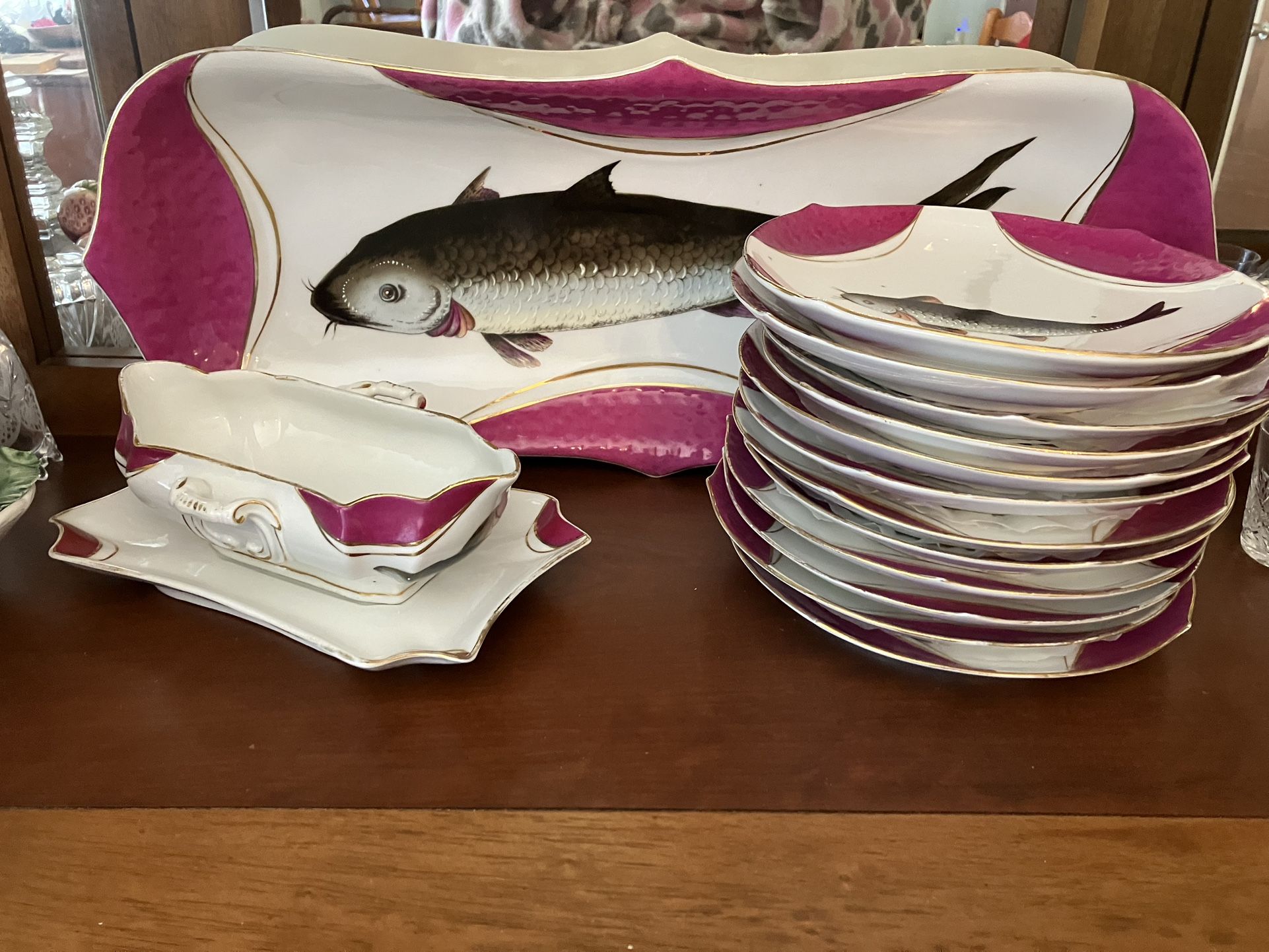 Porcelain Fish Dishes 