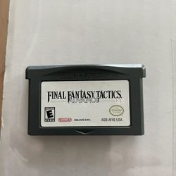 Nintendo Gameboy Final Fantasy Tactics Advance game