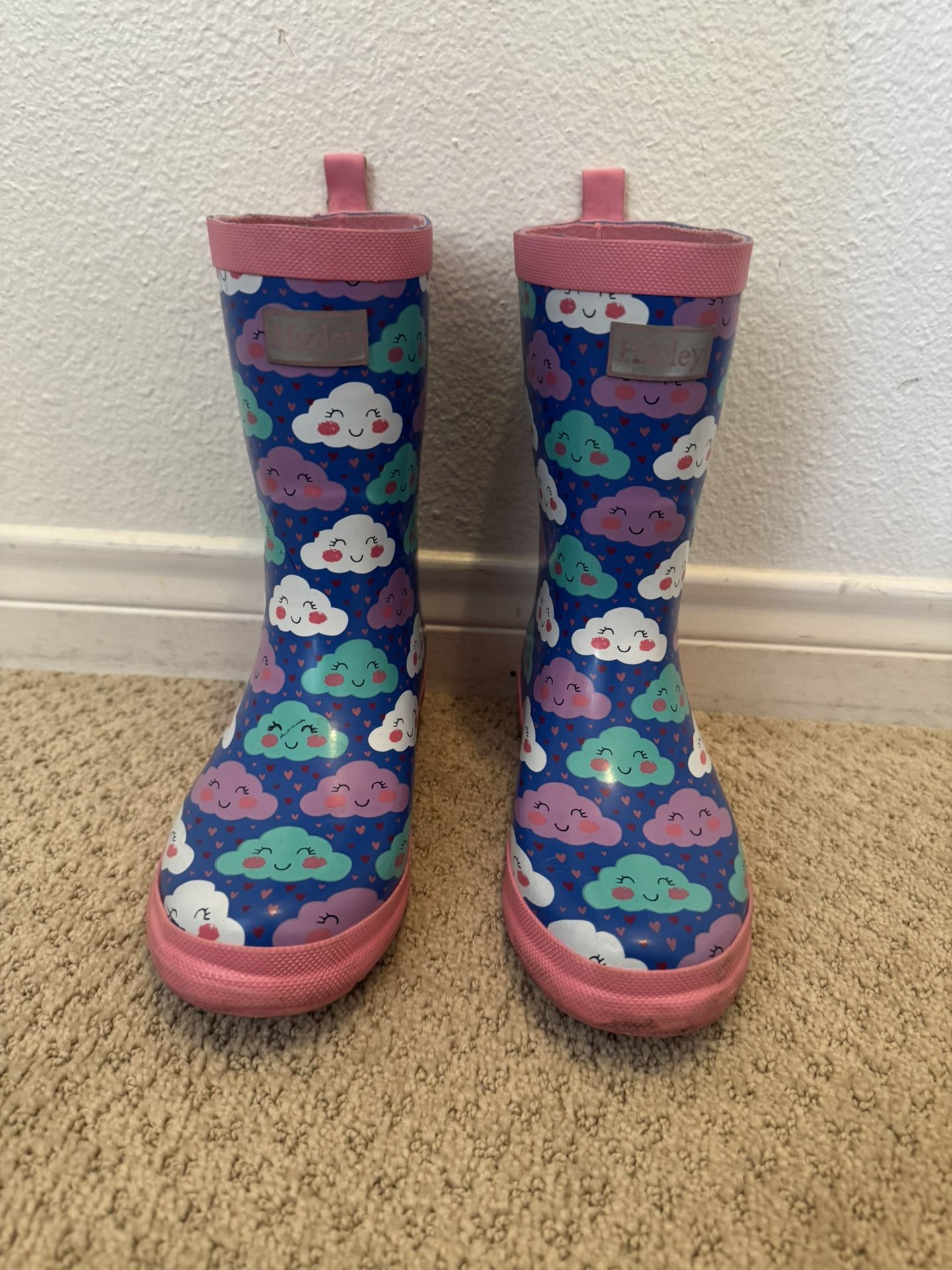 Hatley Kids Cloud Rain Boots Size 3