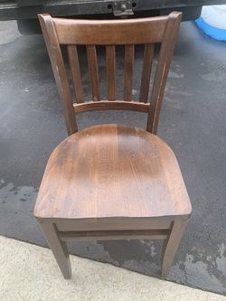 Dark Wooden Chairs