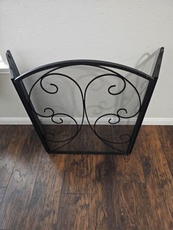 3-Fold Fireplace Screen
