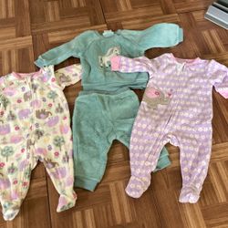 Baby Girls Pajama Size. 9 Month