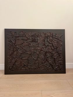 Large Abstract Textured Canvas Wall Art