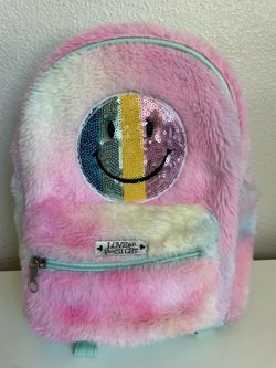 smiley face mini backpack