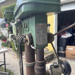 Drill Press And Grinder Workbench 