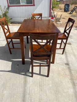 Dining table and chairs